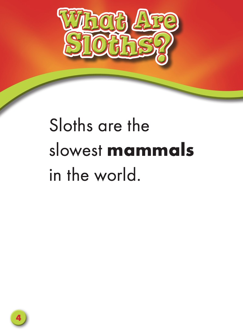 Sloths: Animal Safari — page 1