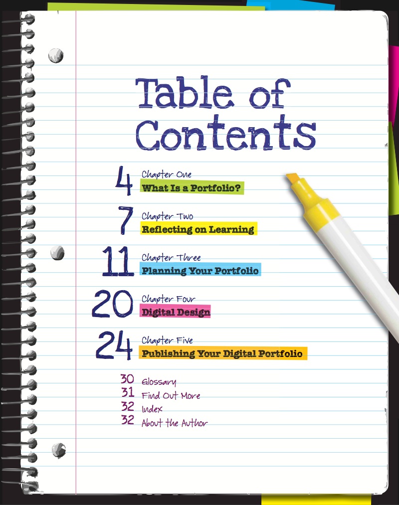 Creating a Digital Portfolio — page 1