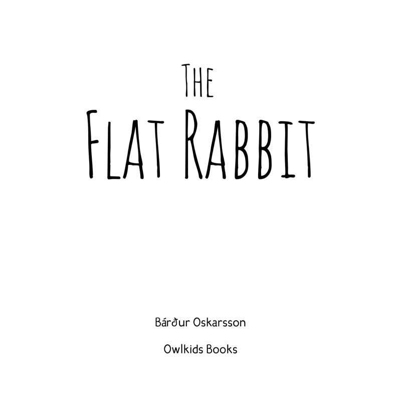 The Flat Rabbit book cover