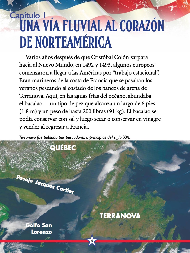 Exploracíon de los Grandes Lagos (Exploring the Great Lakes) — page 1