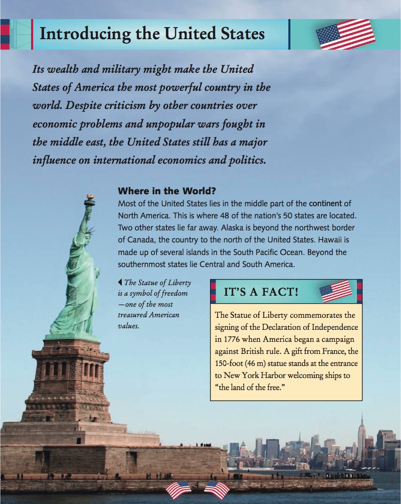 United States in Our World — page 1