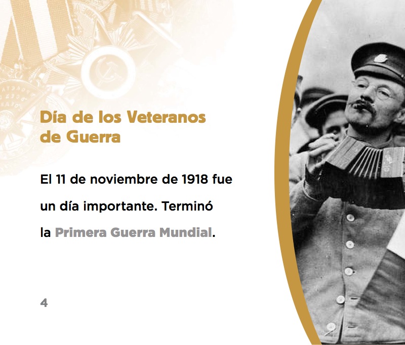 Día de los Veteranos de Guerra — page 1