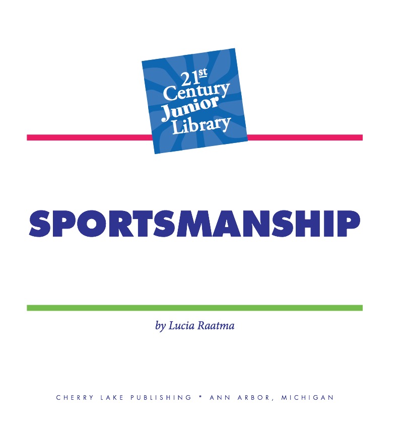 Sportsmanship book cover