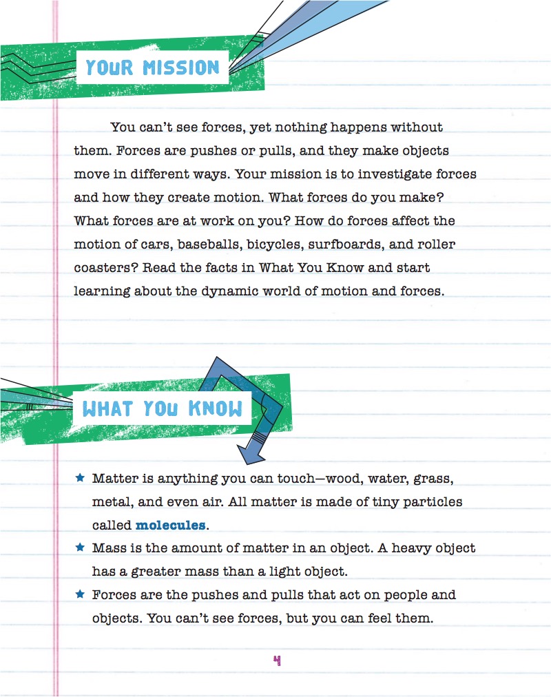 Science Lab: Motion and Forces — page 1