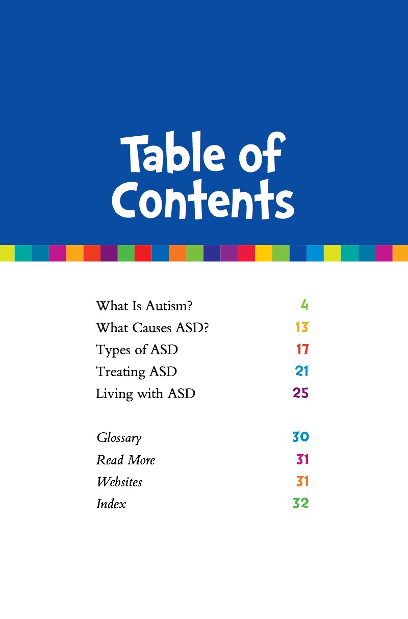 Autism book cover