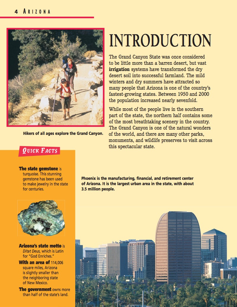Arizona: The Grand Canyon State — page 1