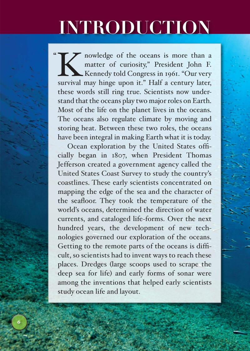Investigating Earth's Oceans — page 1