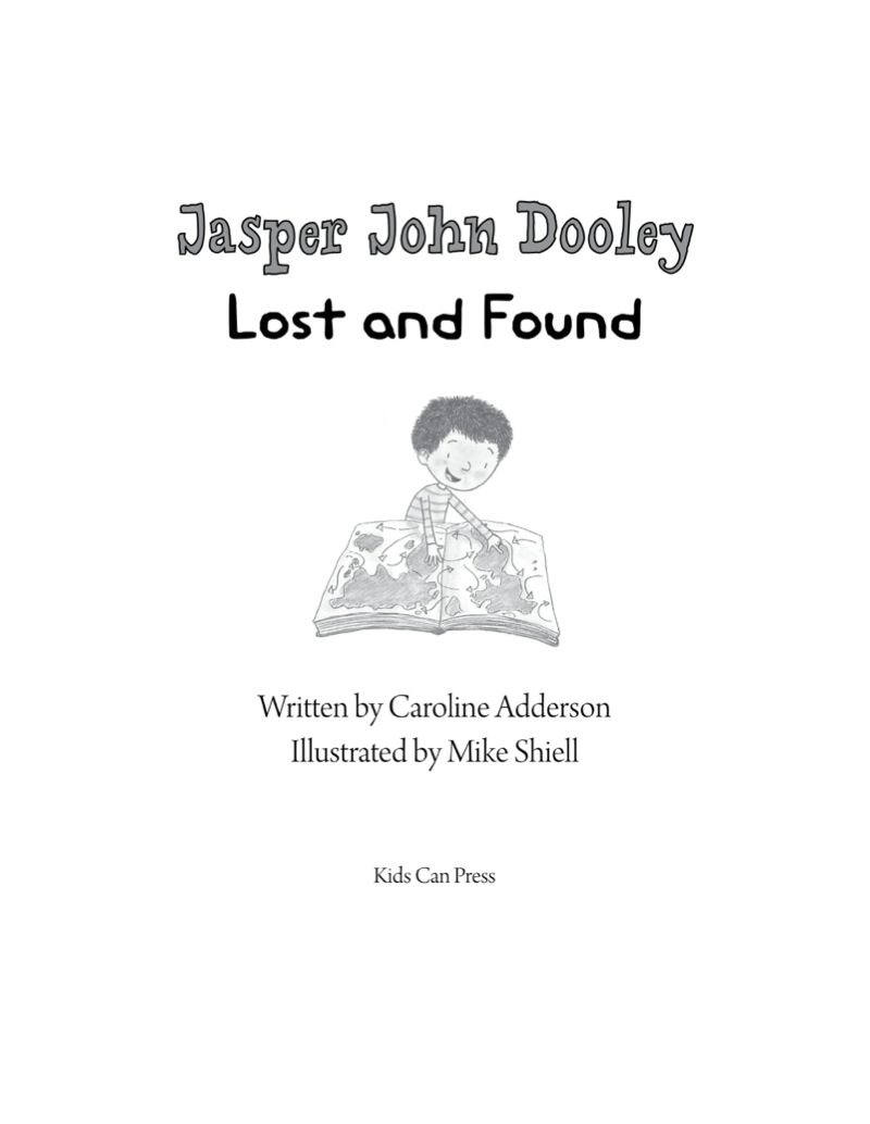 Jasper John Dooley: Lost and Found book cover