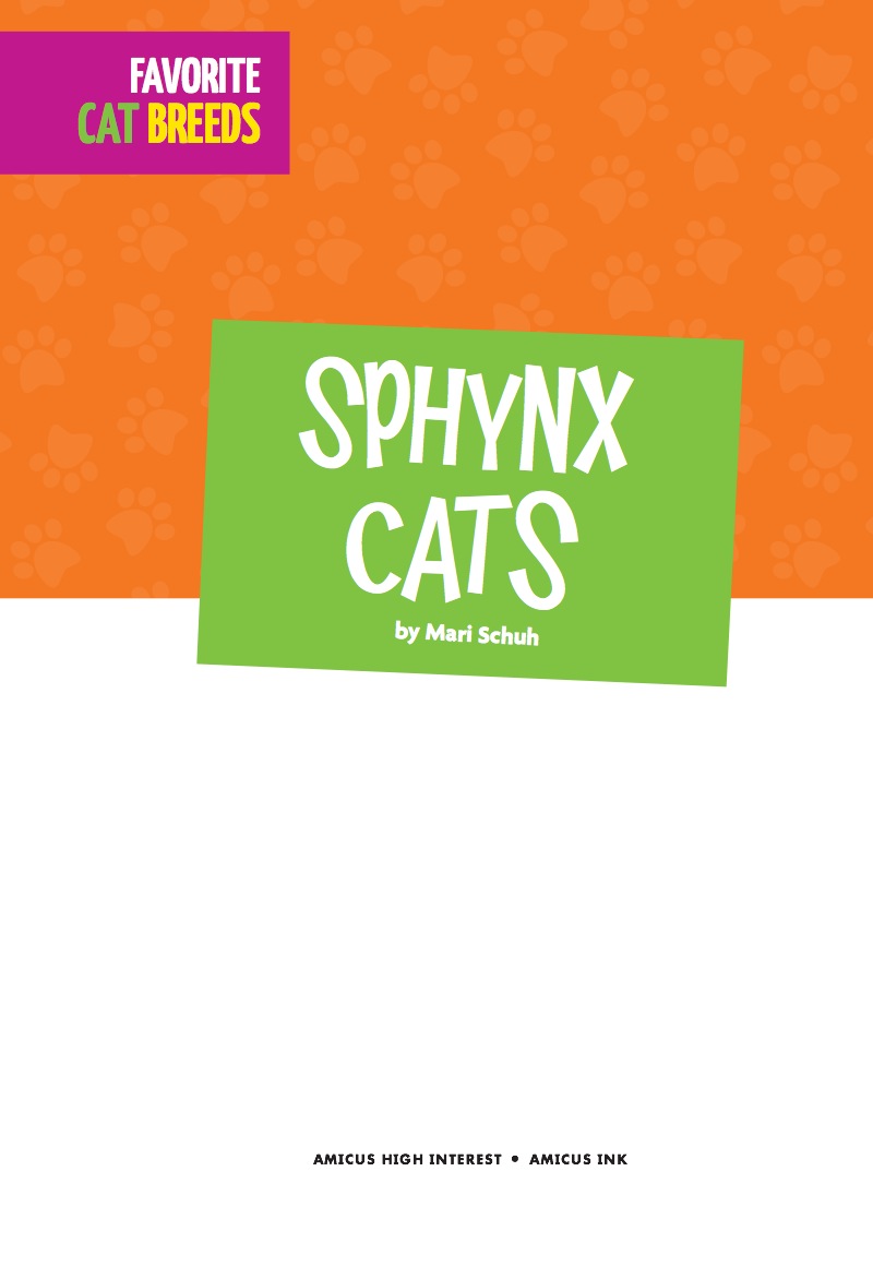 Sphynx Cats book cover