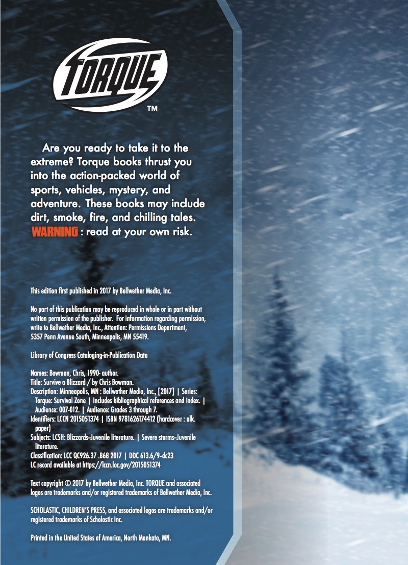 Survive A Blizzard — page 1