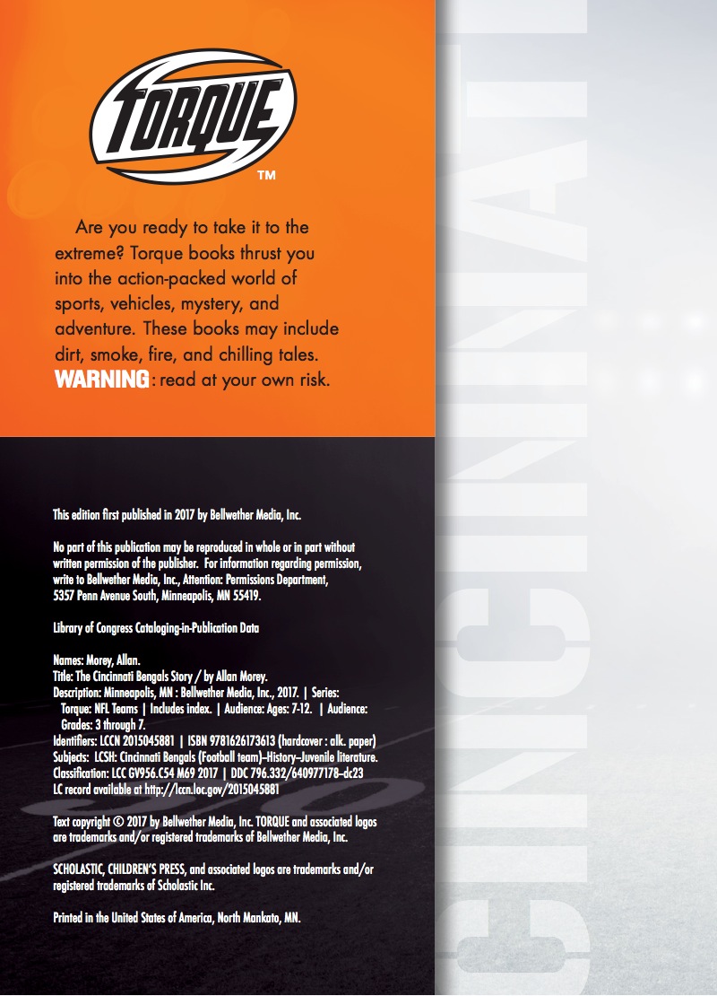 The Cincinnati Bengals Story — page 1
