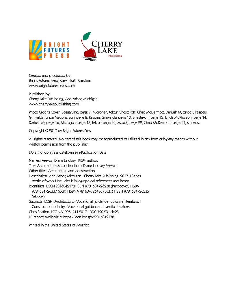 Architecture & Construction Exploring Career Pathways — page 1