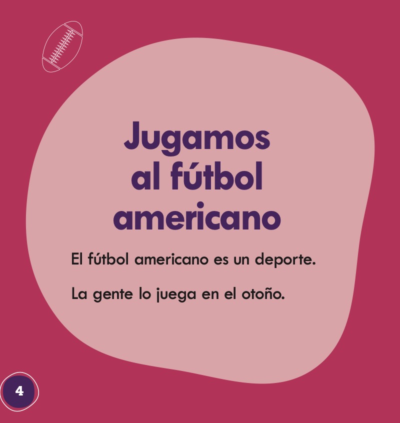 ¡Hora de fútbol americano! (Football Time!) — page 1