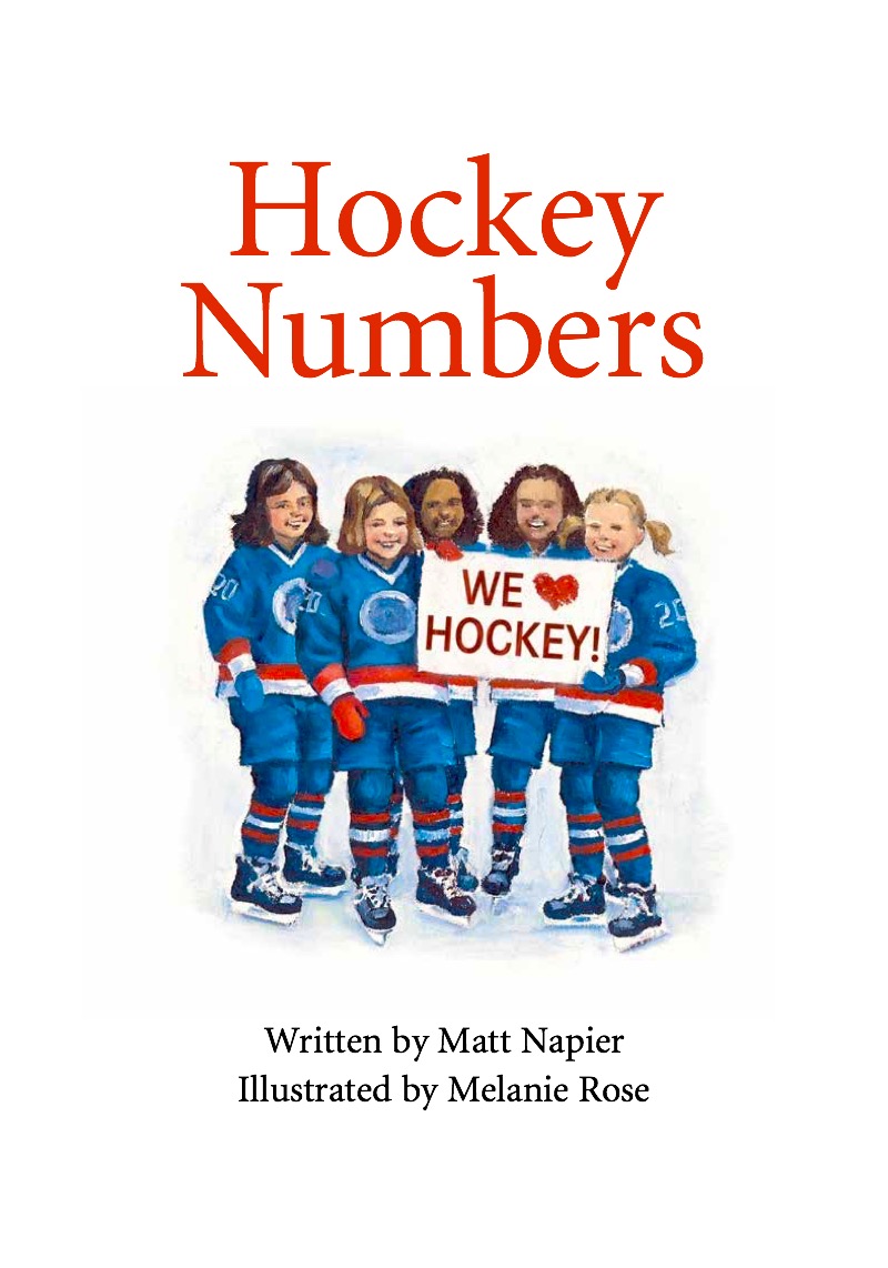 Hockey Numbers book cover