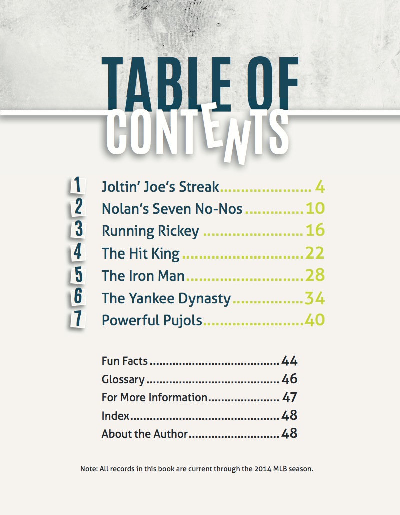 Baseball Record Breakers book cover