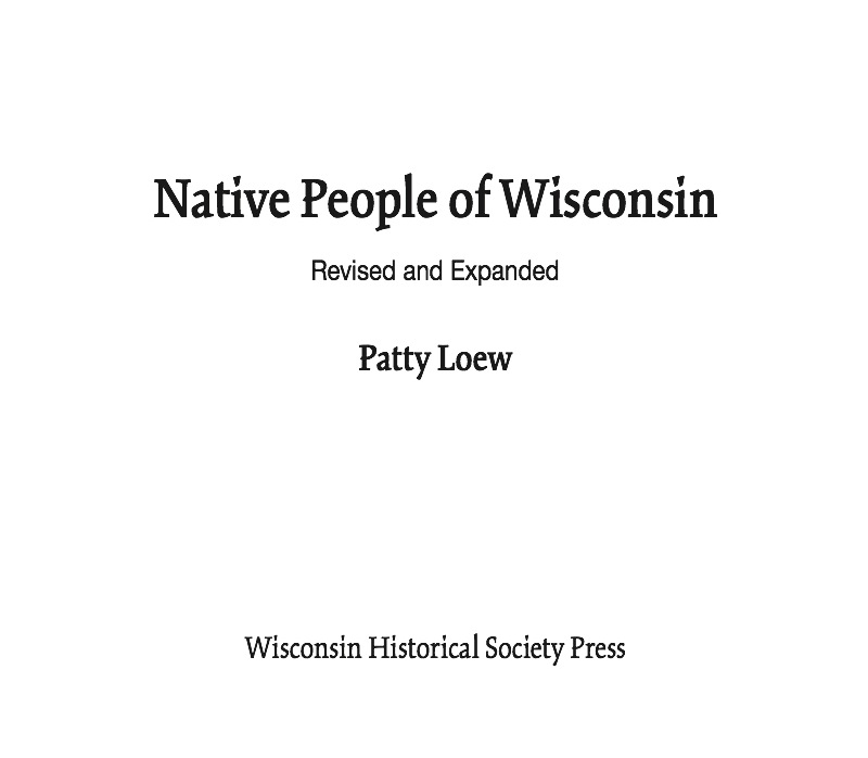 Native People of Wisconsin, Revised Edition book cover