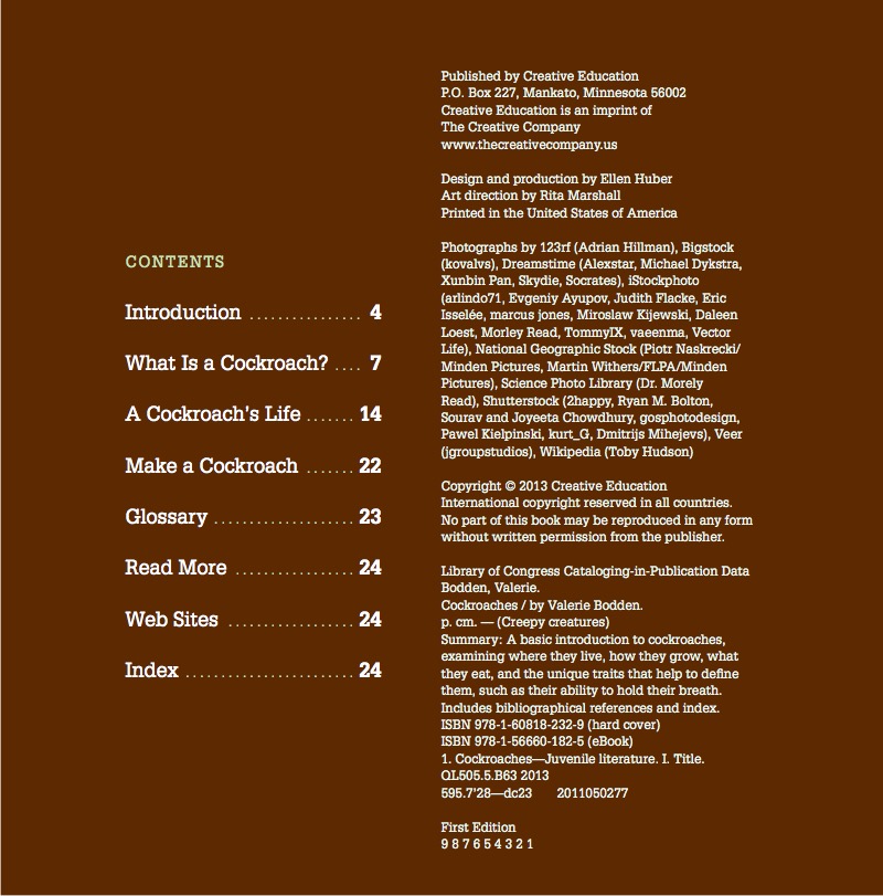 Cockroaches — page 1