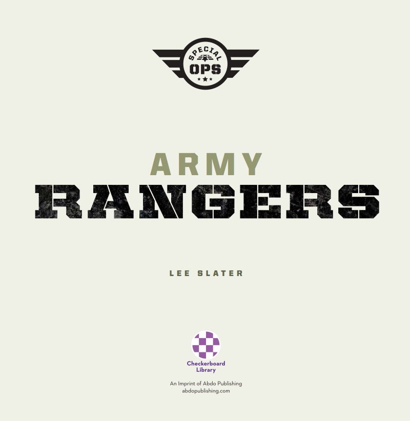 Army Rangers book cover