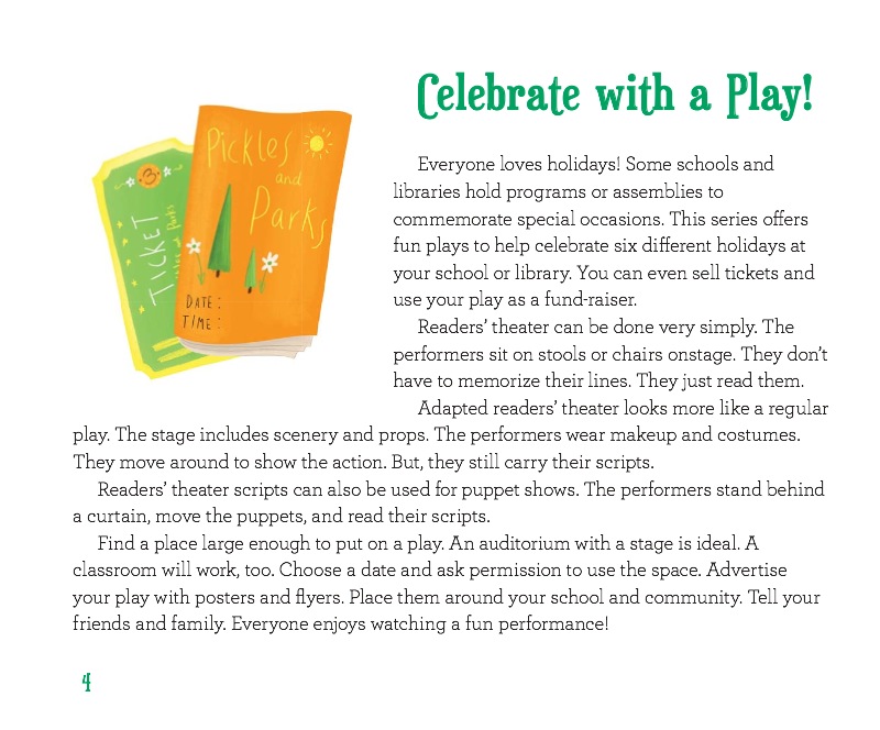 Pickles and Parks: A Readers' Theater Script and Guide — page 1