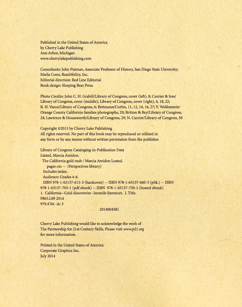 The California Gold Rush — page 1