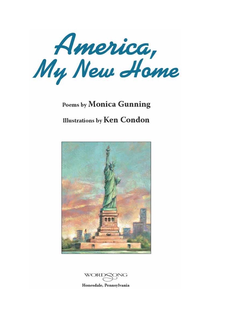 America, My New Home book cover