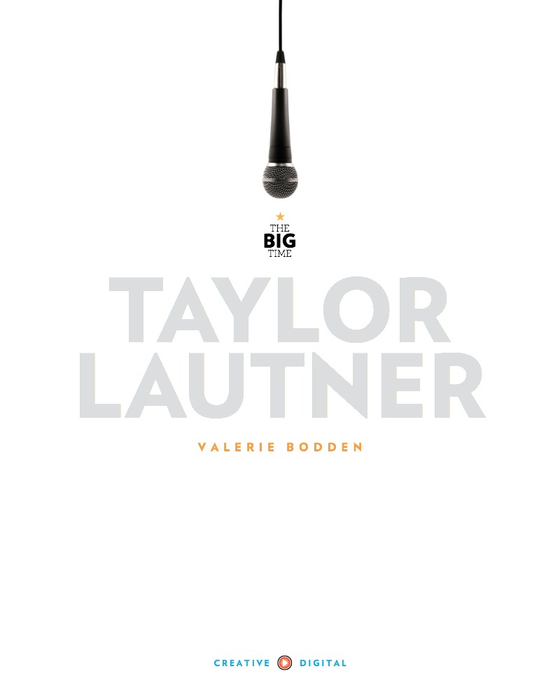 Taylor Lautner book cover