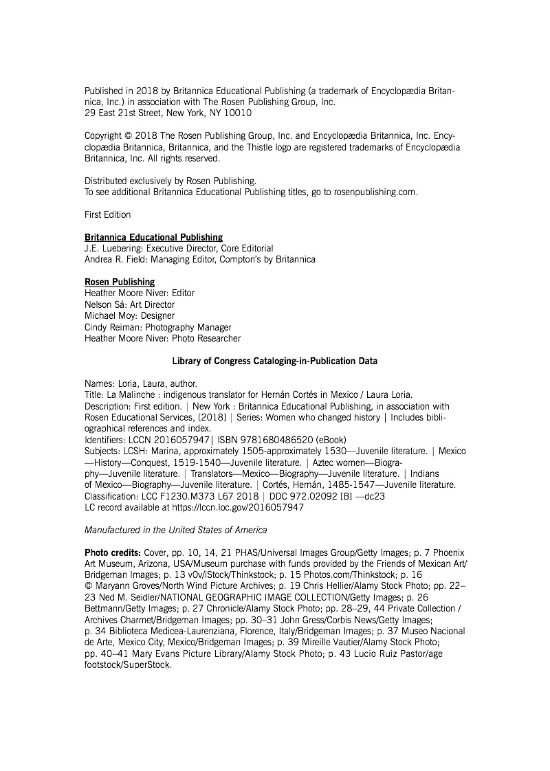 La Malinche — page 1
