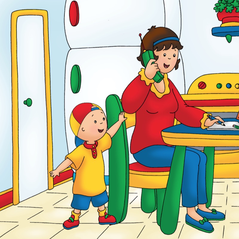 Caillou: La llamada telefónica — page 1