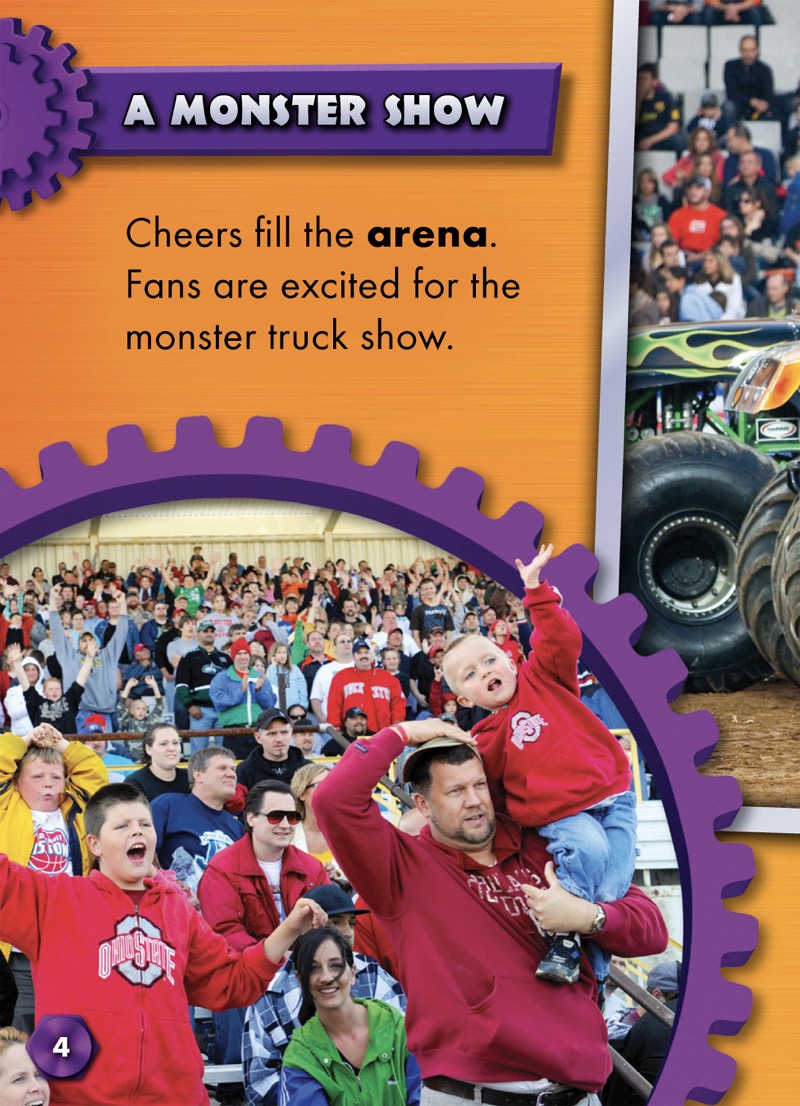 Mighty Machines in Action: Monster Trucks — page 1