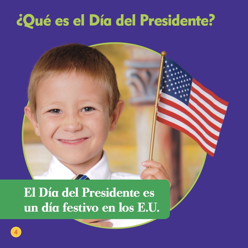 Día del Presidente (Presidents' Day) — page 1