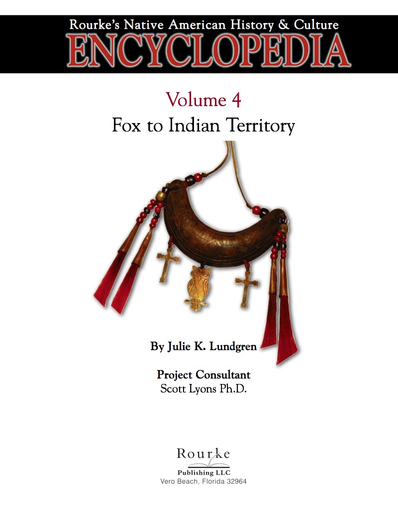 Native American Encyclopedia Fox To Indian Territory book cover