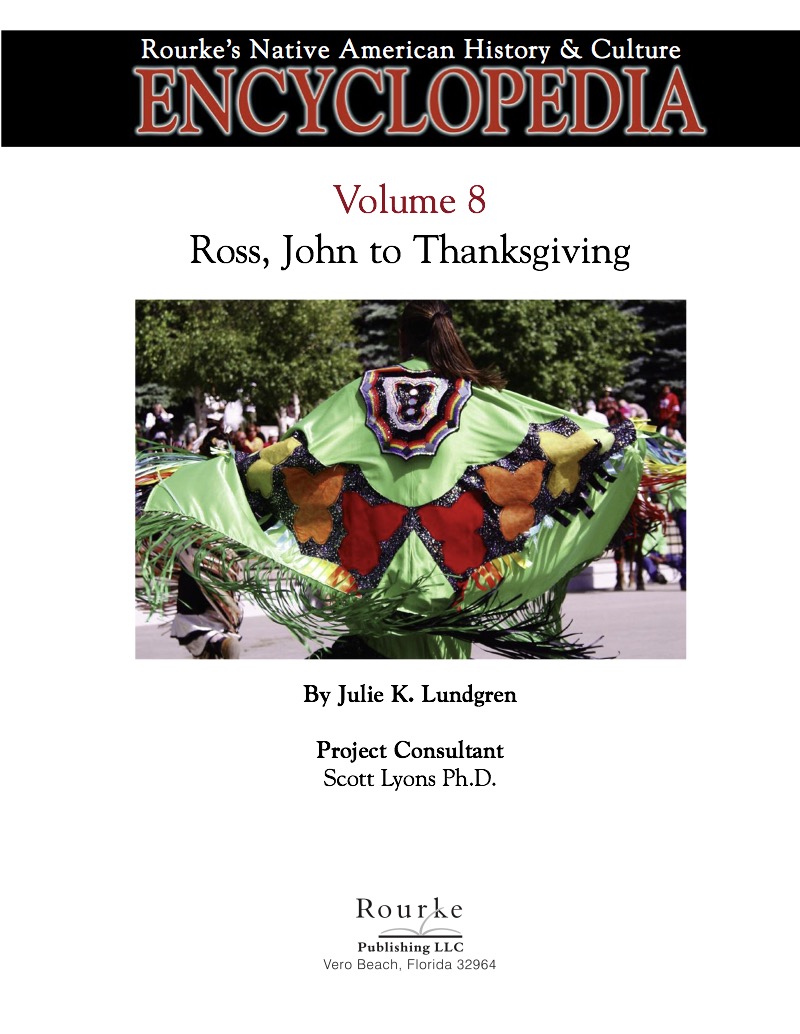 Native American Encyclopedia Ross, John To Thanksgiving book cover