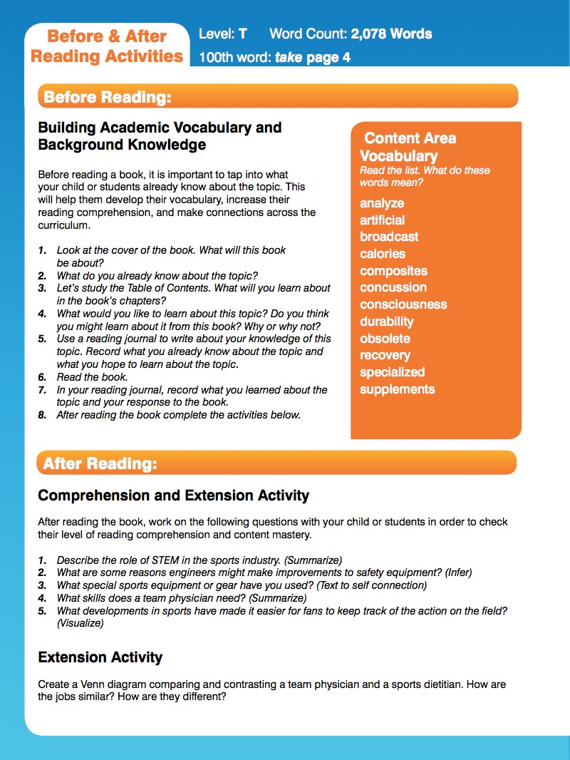 STEM Jobs in Sports — page 1