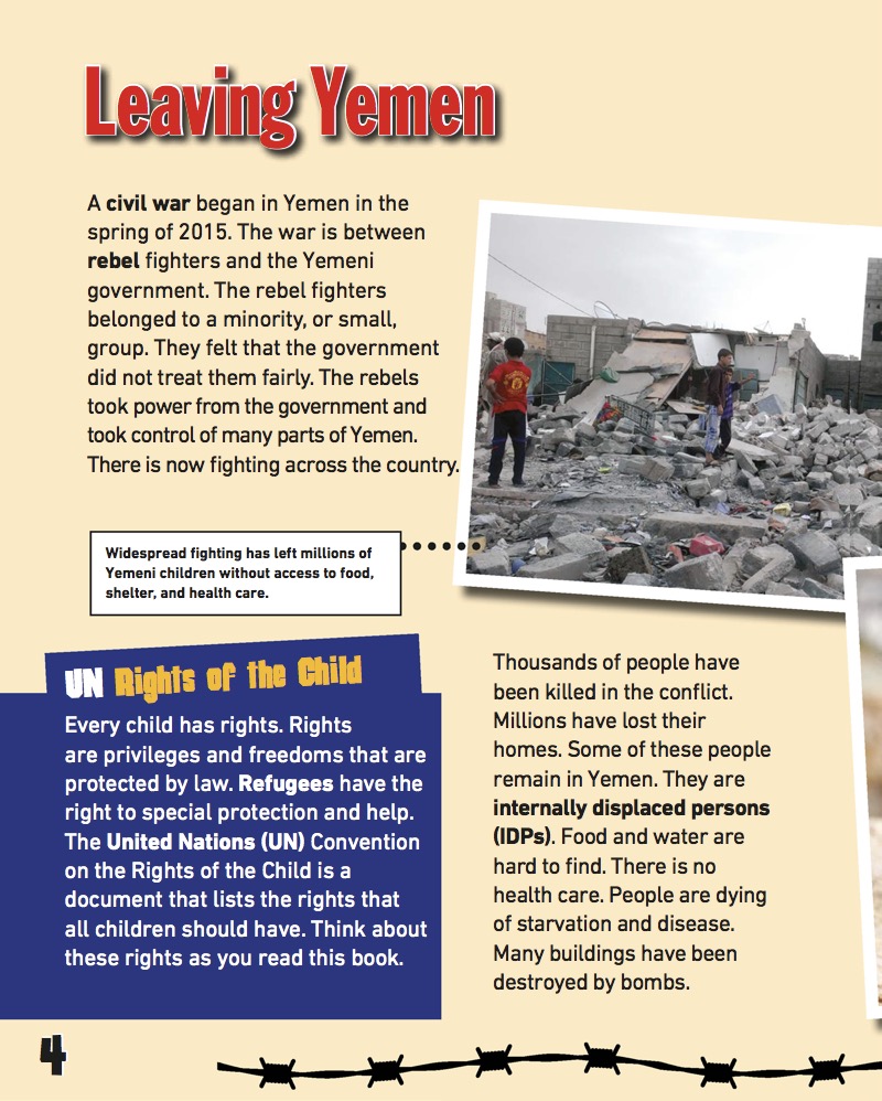 A Refugee's Journey From Yemen — page 1