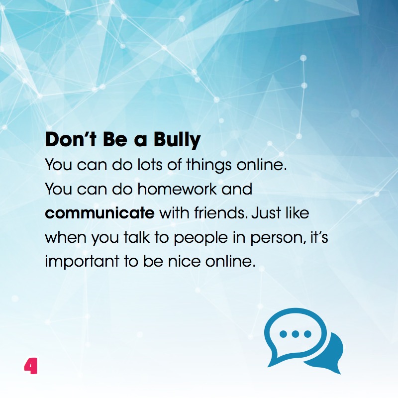 Don't Be a Cyberbully — page 1