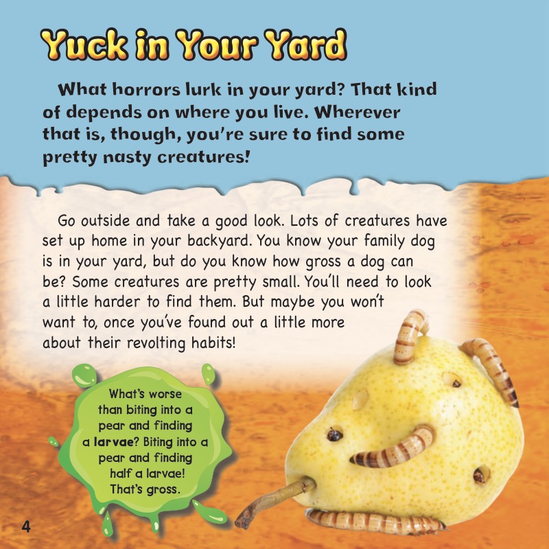 Yucky Animals in the Yard — page 1