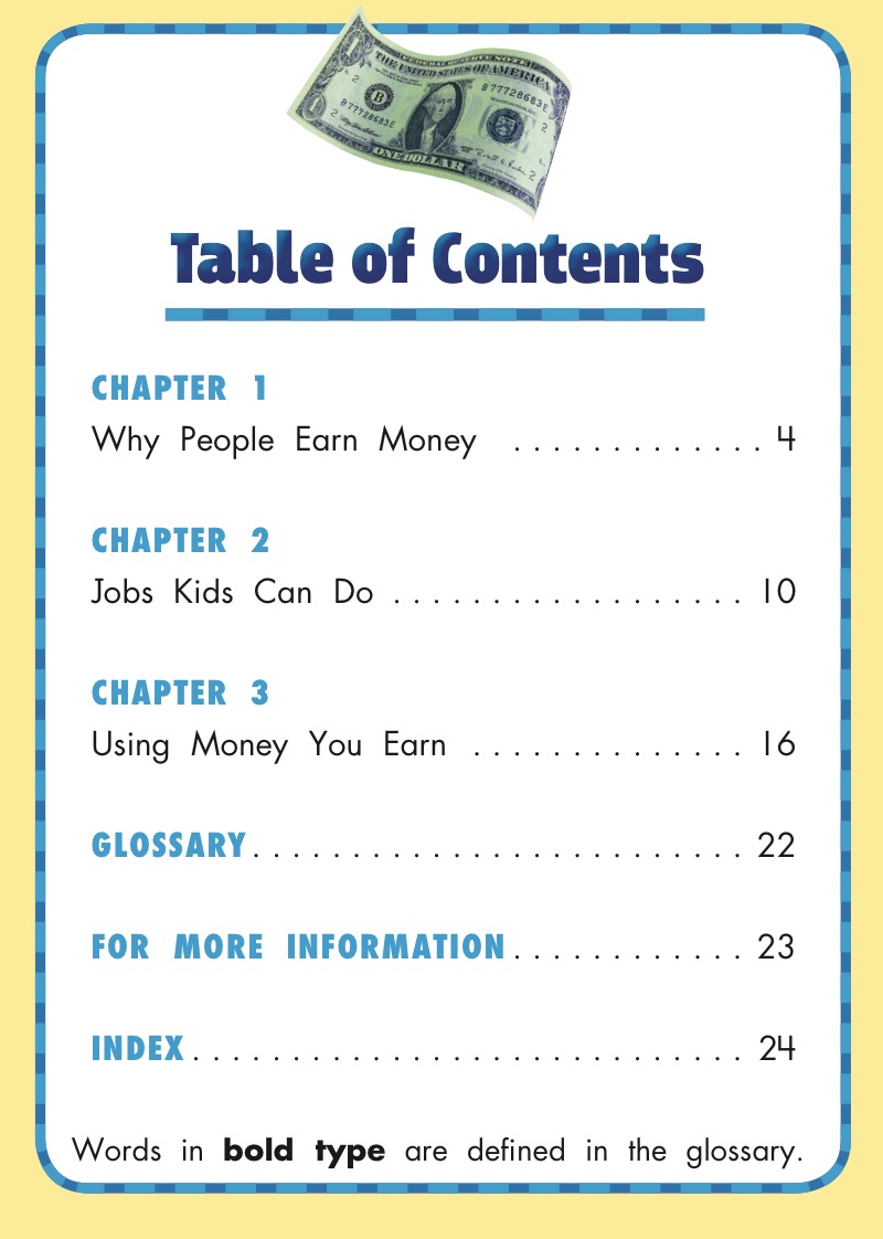 Kids Making Money — page 1