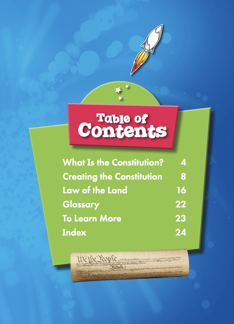 The United States Constitution book cover