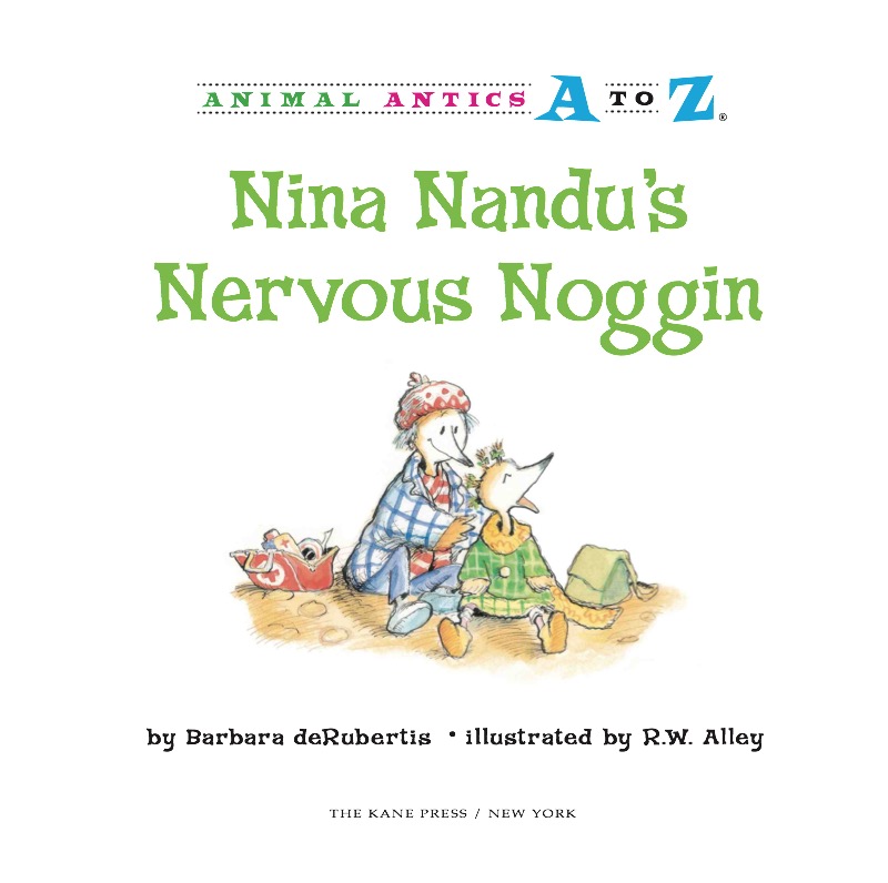 Nina Nandu's Nervous Noggin book cover