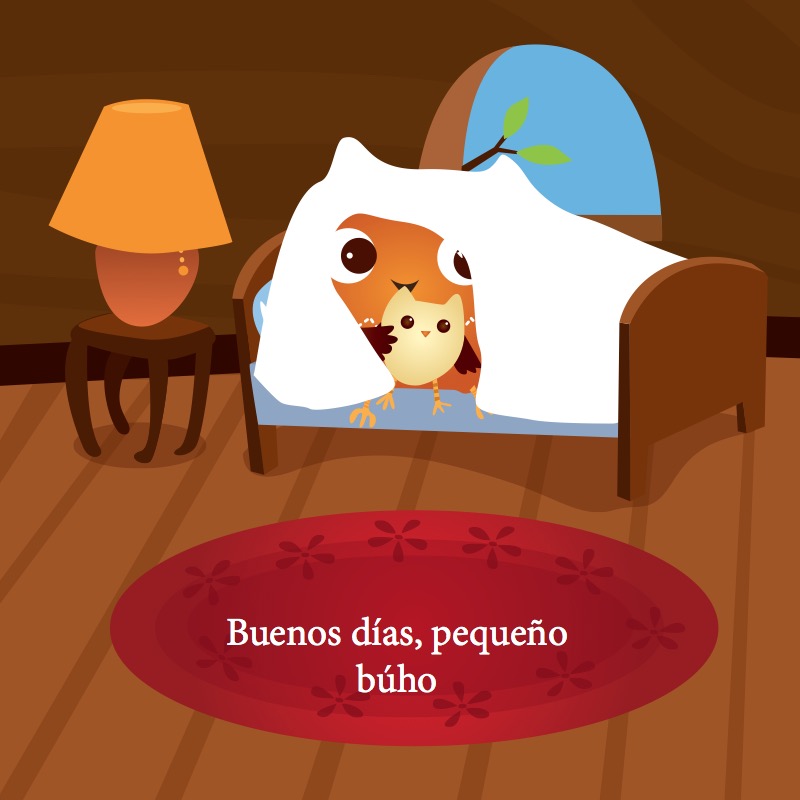 El pequeño búho va a la escuela — page 1