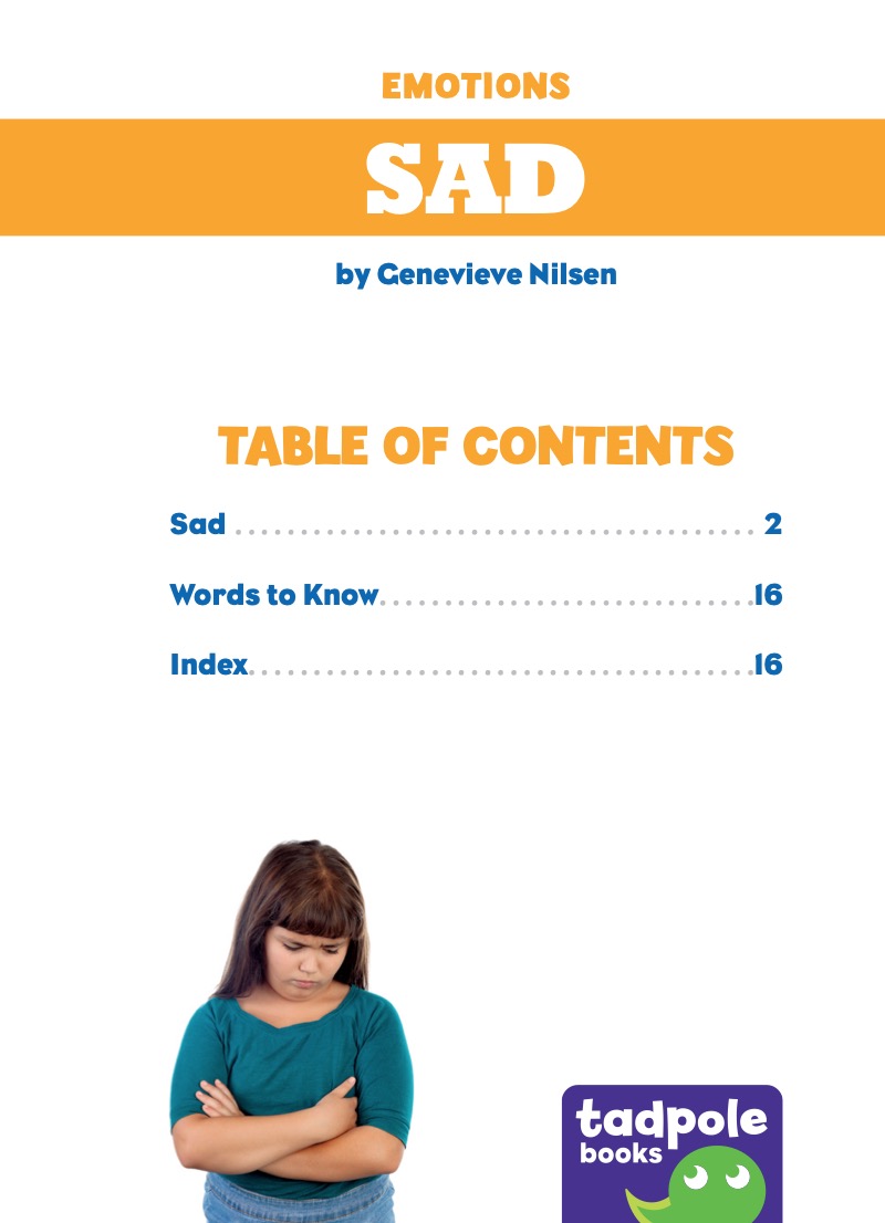 Sad book cover