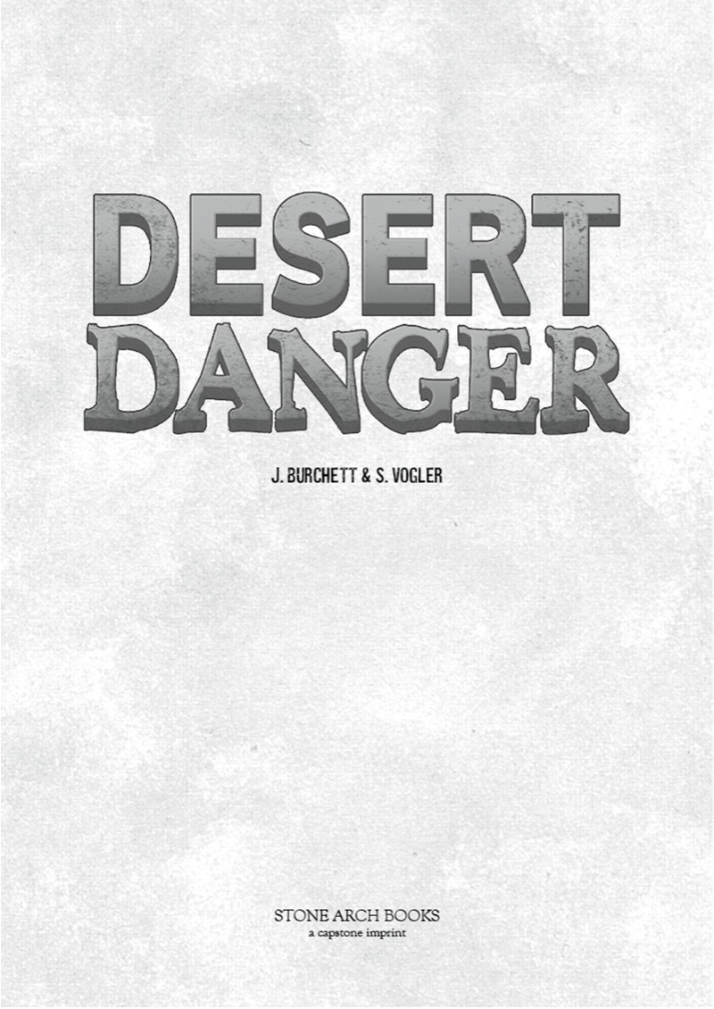 Desert Danger book cover