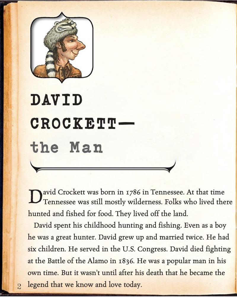 Davy Crockett and the Great Mississippi Snag — page 1