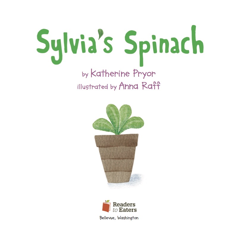 Sylvia's Spinach book cover