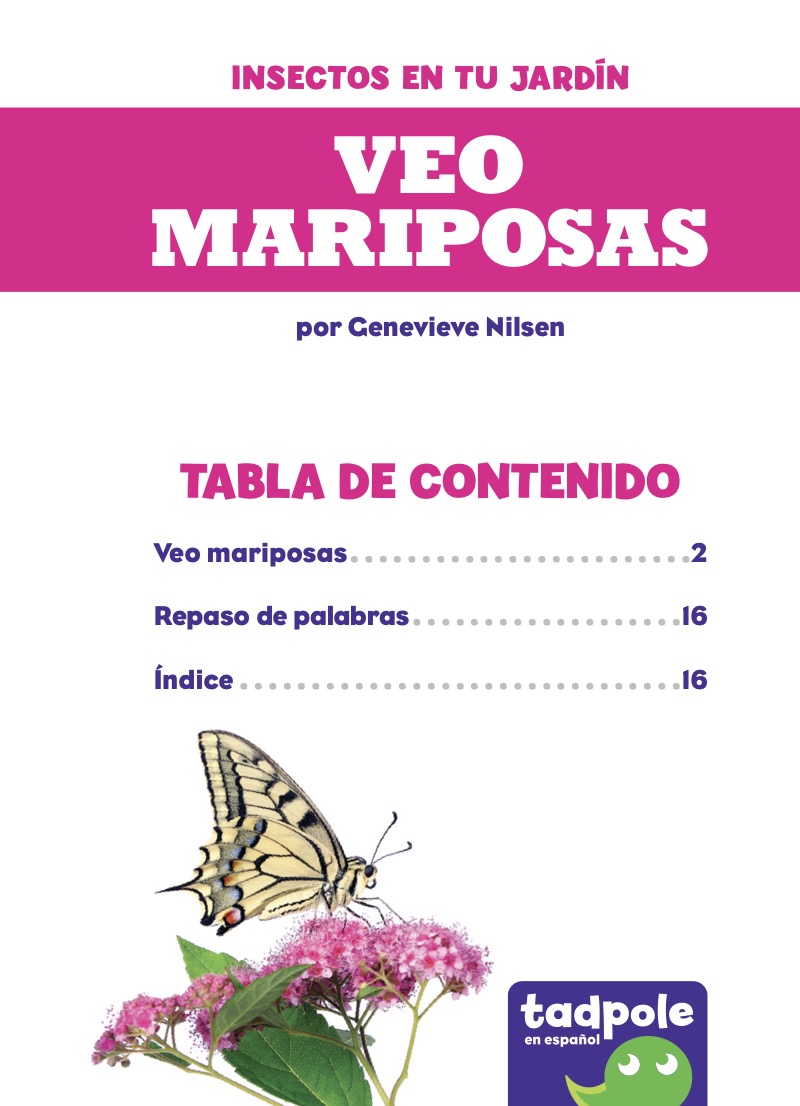 Veo mariposas (I See Butterflies) book cover
