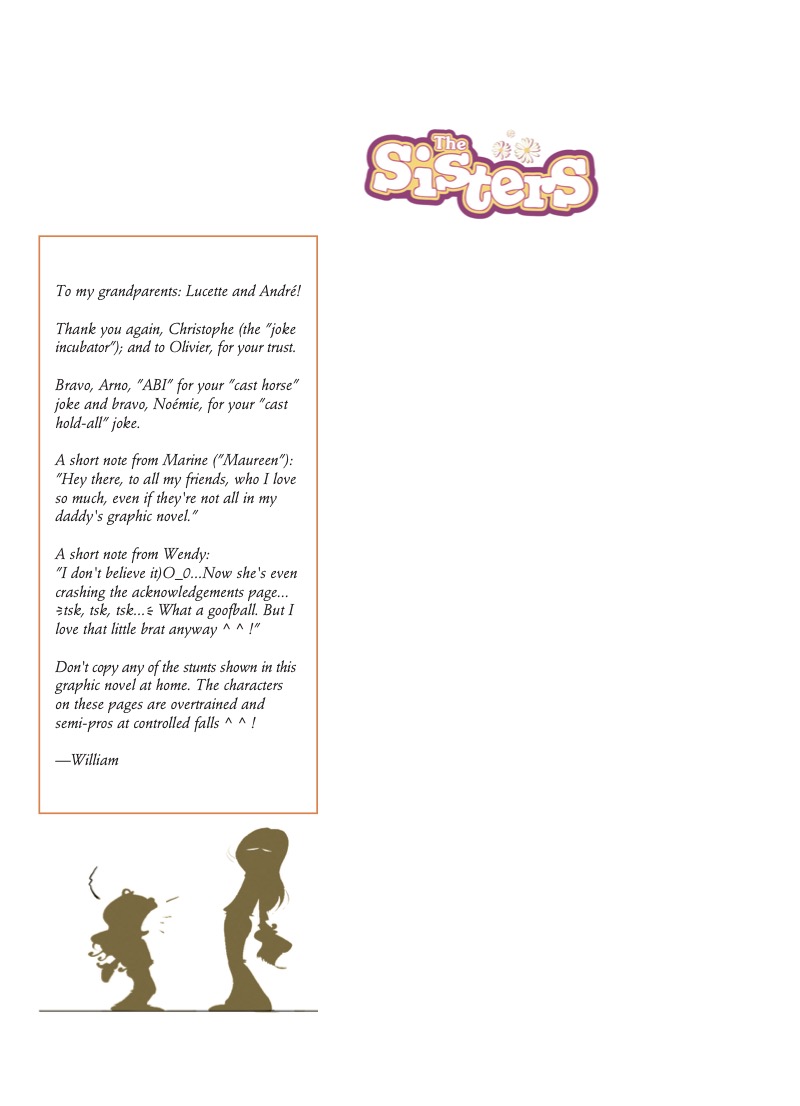The Sisters No.3: Honestly, I Love My Sister — page 1