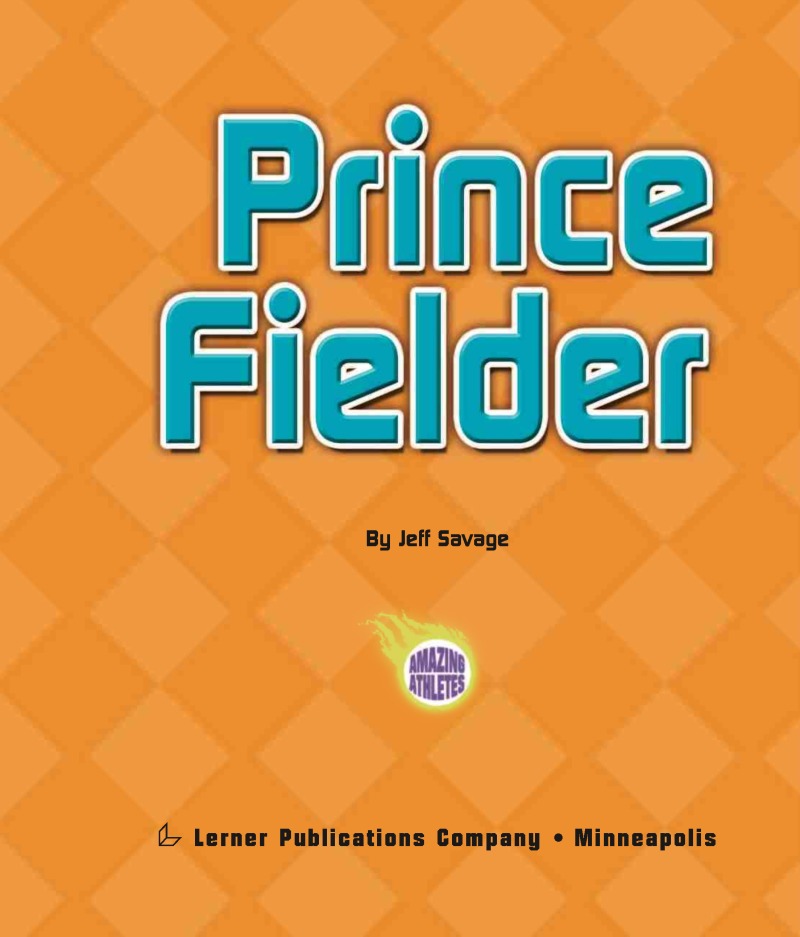 Prince Fielder book cover