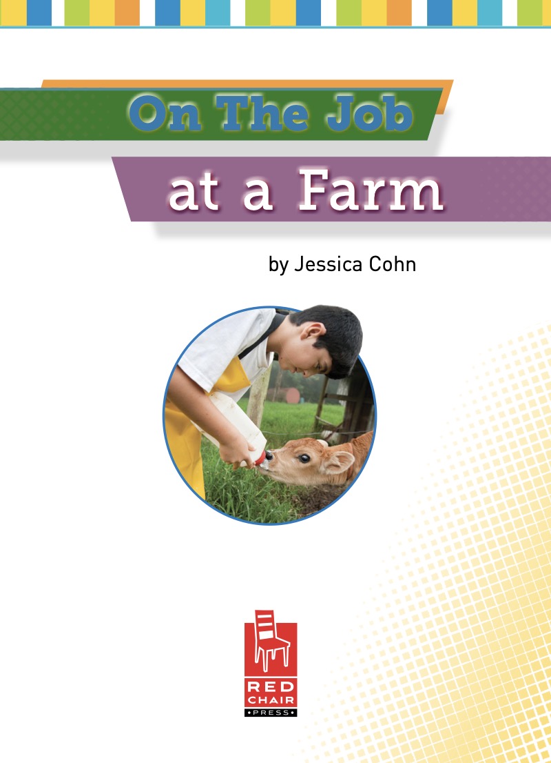 On the Job at a Farm book cover