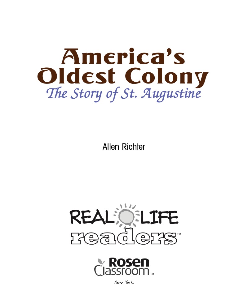 America’s Oldest Colony: The Story of St. Augustine book cover