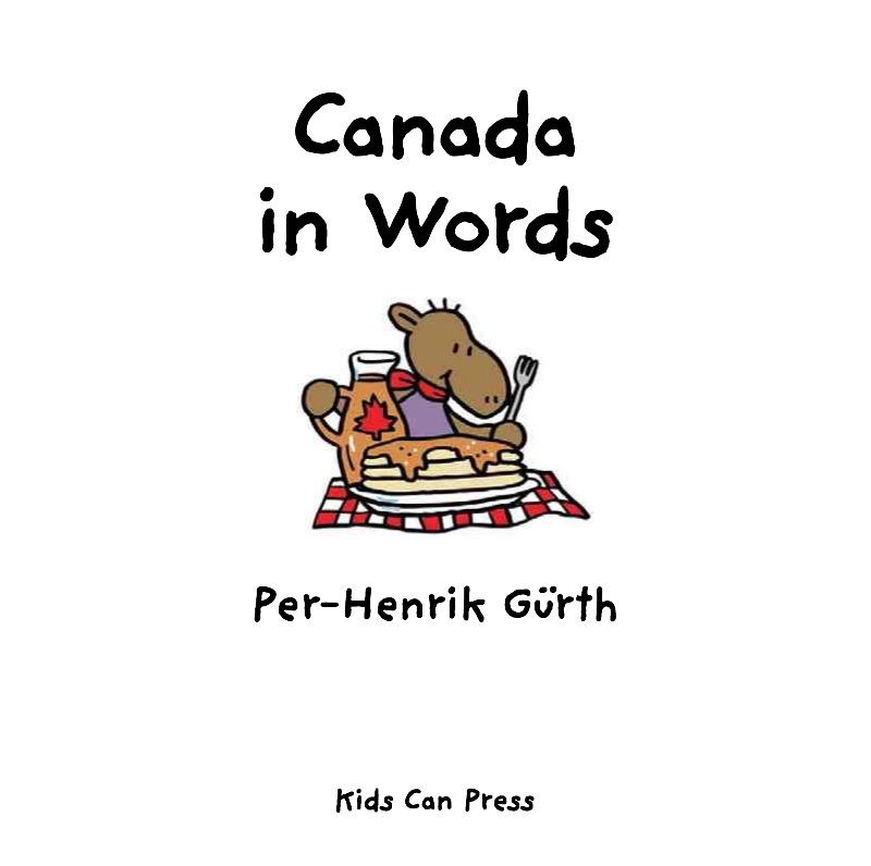 Canada in Words book cover
